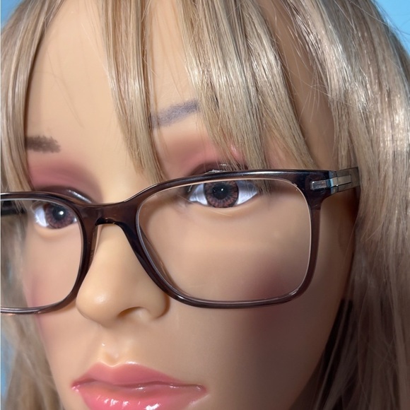 Prada RX glasses brown with light purple hue - Picture 4 of 13